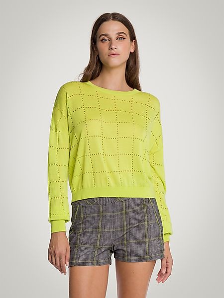 Wolford - Summer Knit Top Long Sleeves, Frau, paradise green, Größe: L günstig online kaufen