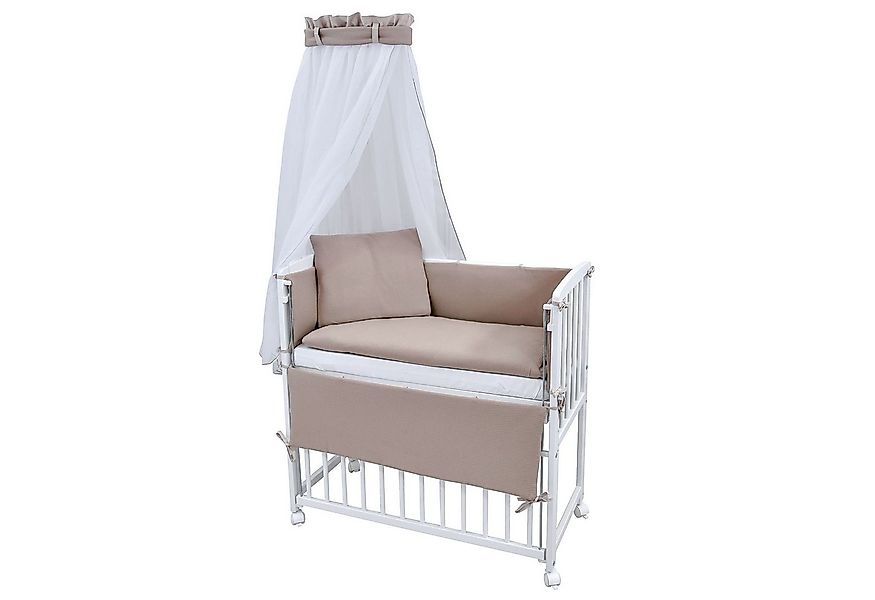 Baby-Delux Beistellbett Babybett verschiedene Designs, Stillbett 90x40 weiß günstig online kaufen