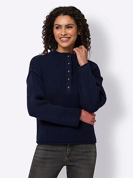 heine Strickpullover Stehkragenpullover günstig online kaufen