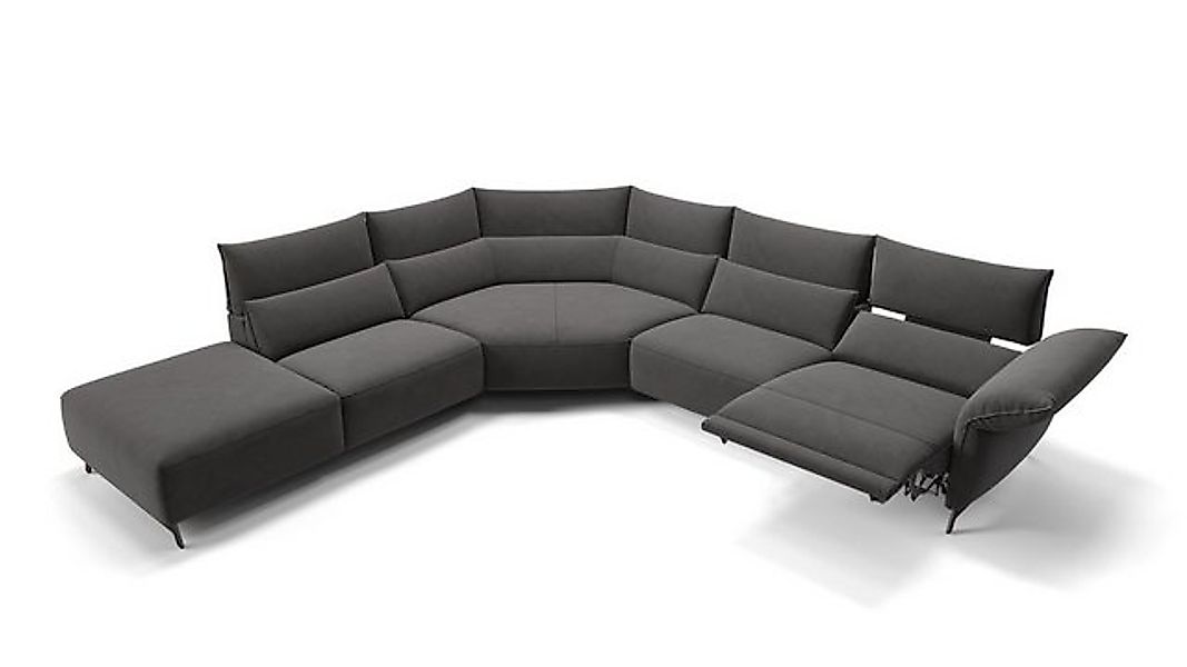 Sofanella 2-Sitzer Stoff CUNEO, Relaxsofa, Designsofa, Designer Couch, Ital günstig online kaufen