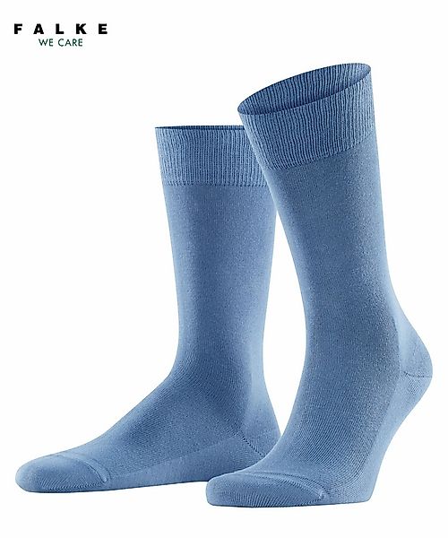 FALKE Family Herren Socken, 39-42, Blau, Uni, Baumwolle, 14657-684502 günstig online kaufen