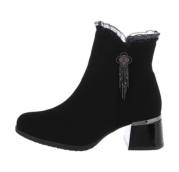 Ital-Design Damen Elegant Stiefelette (84633903) Blockabsatz Klassische Sti günstig online kaufen