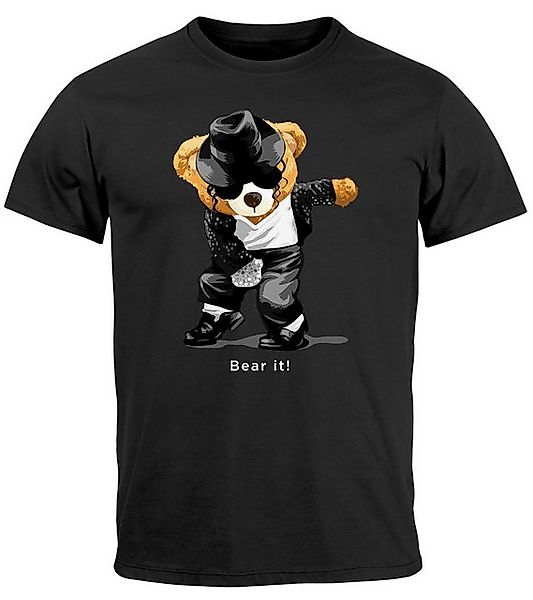 Neverless Print-Shirt Herren T-Shirt Jackson Bear günstig online kaufen