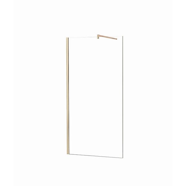 Duschparadies Walk in Duschabtrennung 50 x 200cm Duschwand mit 140cm Nano G günstig online kaufen