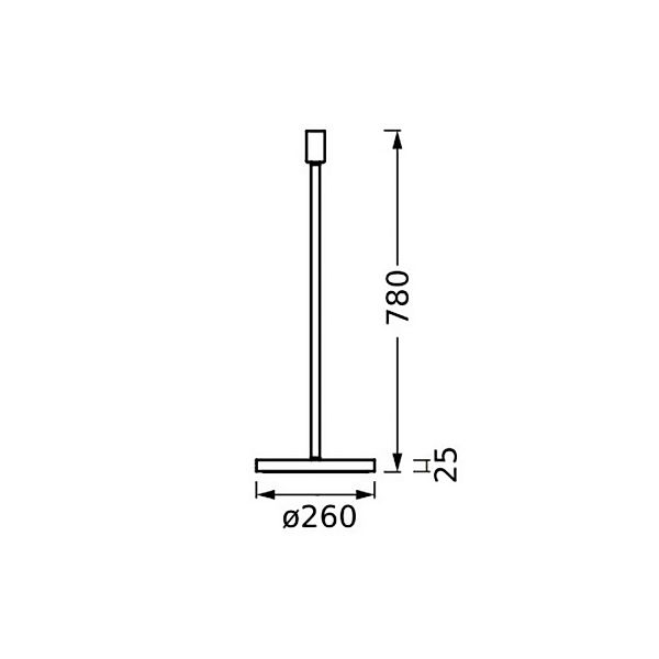 OSRAM Stehlampe DECOR STICK, dunkelgrau, Höhe 78 cm, 1 x E27 günstig online kaufen