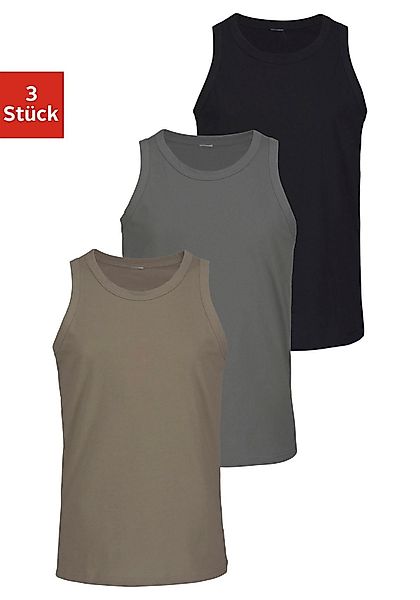 H.I.S Tanktop "Unterhemd für Herren", (Packung, 3 tlg.), mit Rundhals aus B günstig online kaufen