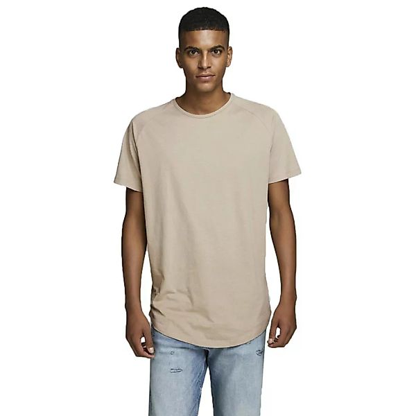 Jack & Jones Curved O-neck Regular Fit Kurzärmeliges T-shirt XS Crockery günstig online kaufen