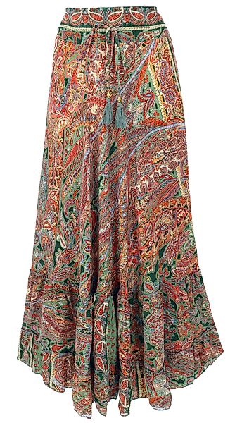 Guru-Shop Minirock Boho Maxirock, leichter langer günstig online kaufen