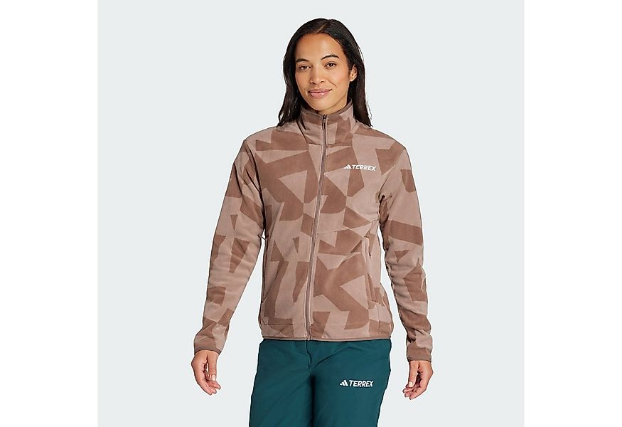 adidas TERREX Fleecejacke TERREX MULTI PRINTED FULL-ZIP FLEECEJACKE (1-St) günstig online kaufen