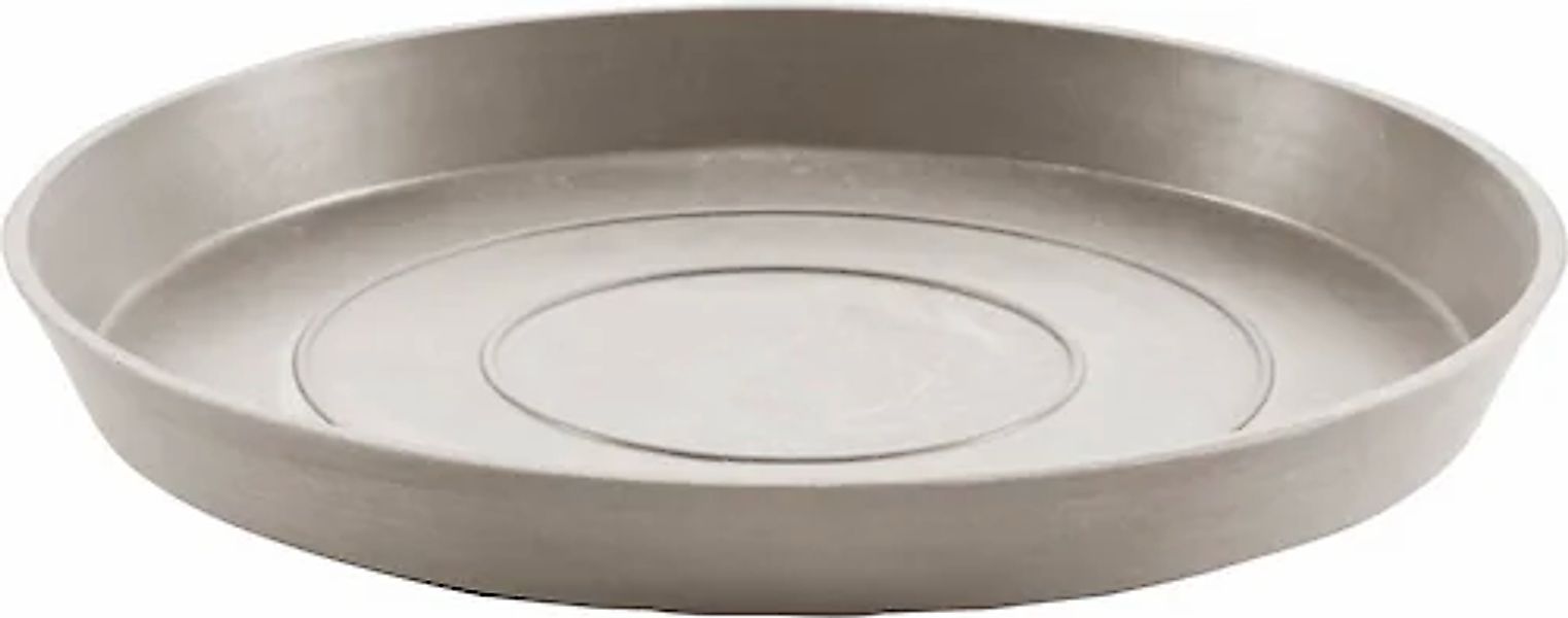 ECOPOTS Blumentopfuntersetzer »ROUND SAUCER Taupe« BxTxH: 36,5x36,5x3,5 cm günstig online kaufen