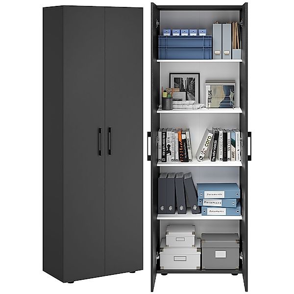 Bellamio Mehrzweckschrank Apol (Anthrazitschwarz) Aktenschrank mit günstig online kaufen