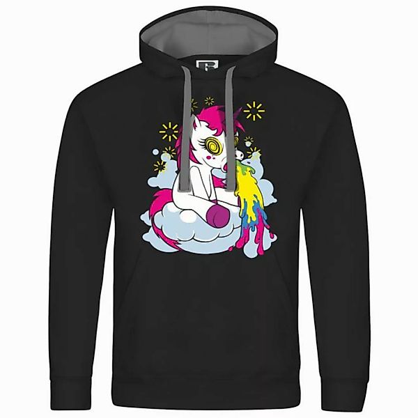 deinshirt Kapuzenpullover Herren Kapuzenpullover Kotzendes Einhorn Mit Prin günstig online kaufen