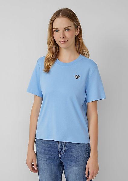 s.Oliver Kurzarmshirt T-Shirt aus Interlockjersey mit günstig online kaufen