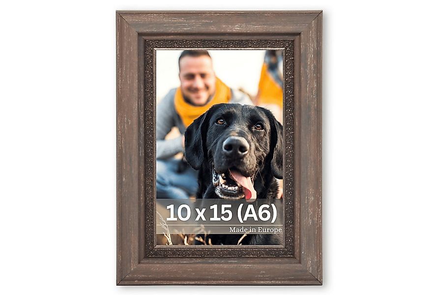 Victor (Zenith) Bilderrahmen Boho, Bilderrahmen Braun 10x15 cm (A6), Bilder günstig online kaufen