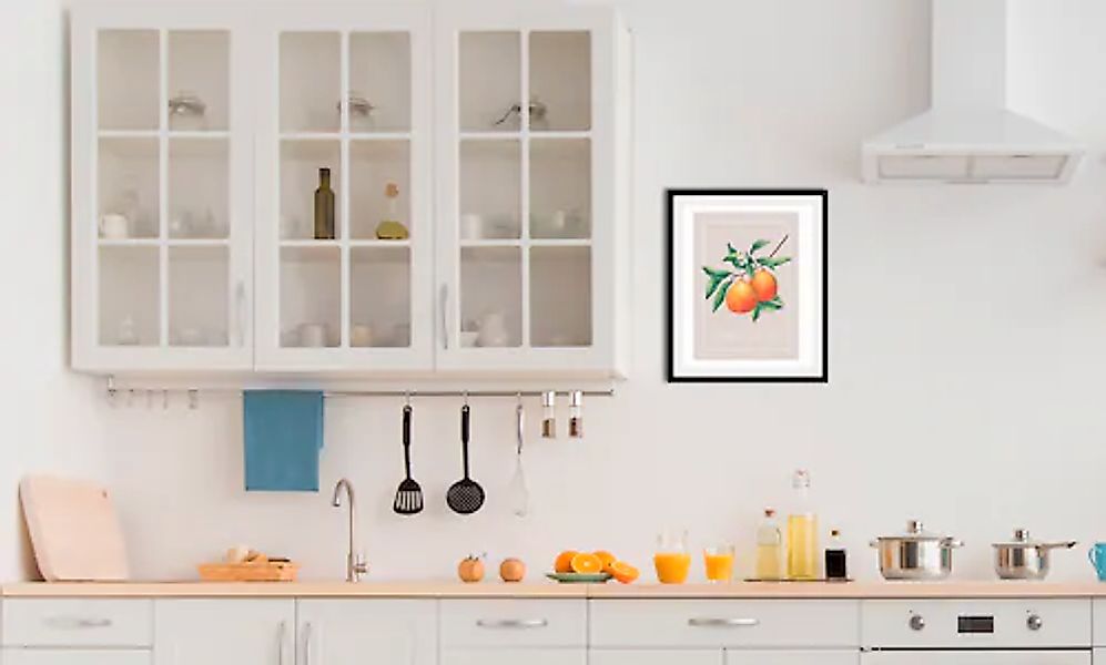 queence Bild »Orange« Kunst   Obst   Obst Bilder   Pflanzen   Pflanzenbilde günstig online kaufen