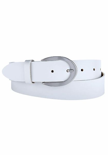 BERND GÖTZ Ledergürtel mit glänzender Schließe in Hufeisenform günstig online kaufen