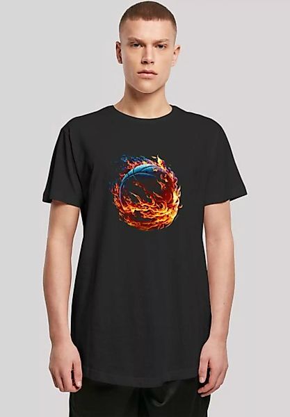 F4NT4STIC T-Shirt Basketball On Fire Sport LONG Print günstig online kaufen