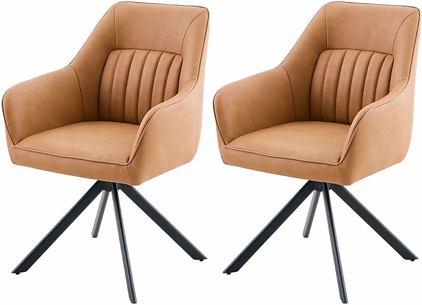 HELA Armlehnstuhl "POLINA" (Set) 2 Stk.4-Fuß, 360 drehbar, Ovalrohrgestell, günstig online kaufen