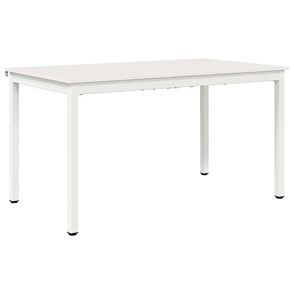 vidaXL Esstisch Weiß 140 x 80 x 75 cm Massives Kiefernholz 892790 günstig online kaufen