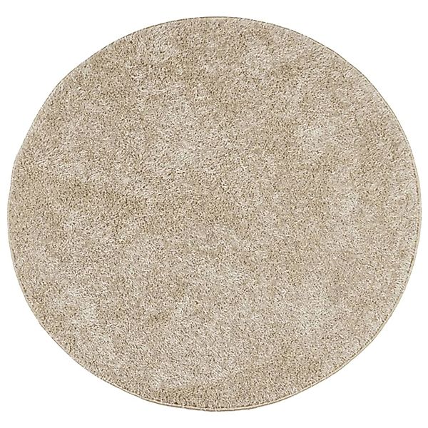 vidaXL Teppich Istan Hochflor Glänzend Beige  100 Cm 1935242 günstig online kaufen