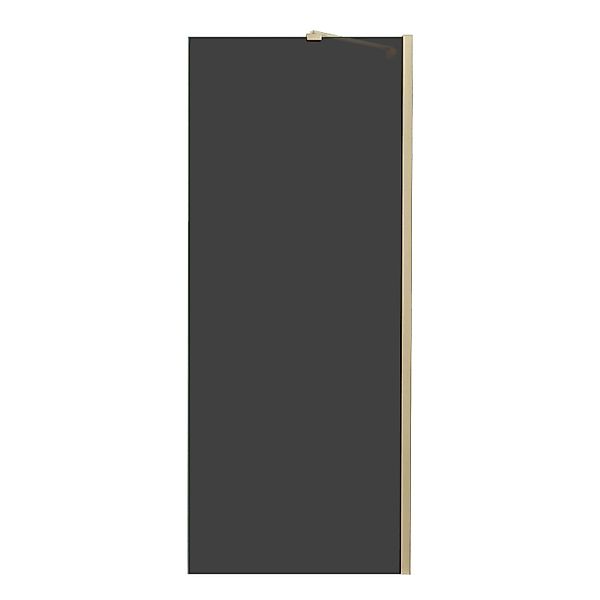 AICA Goldrahmen Walk In Duschtrennwand B.100cm x H.200cm Duschwand mit Glas günstig online kaufen