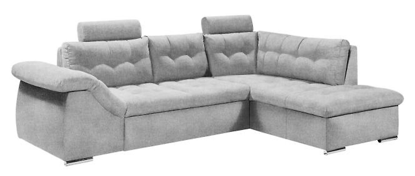 ED EXCITING DESIGN Ecksofa Oman, mit Bettfunktion, Bettkasten, Armteilverst günstig online kaufen
