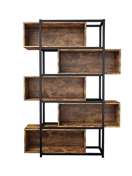 DOPWii Vitrine Bücherregal, 5 Etagen,Robustes Regal für Wohnzimmer & Büro,V günstig online kaufen