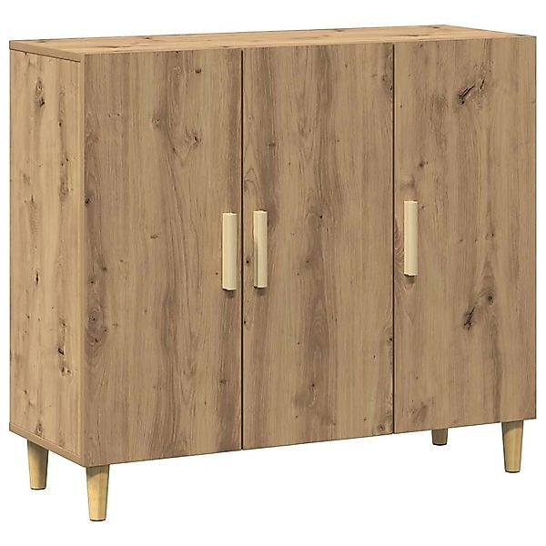 vidaXL Sideboard Artisan-Eiche 90x34x80 cm Holzwerkstoff 856891 günstig online kaufen