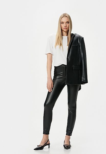 Koton Lederhose Hohe Leibhöhe Skinny Lederhose günstig online kaufen