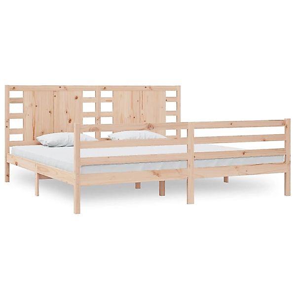 vidaXL Massivholzbett Kiefer 200x200 cm1179230 günstig online kaufen