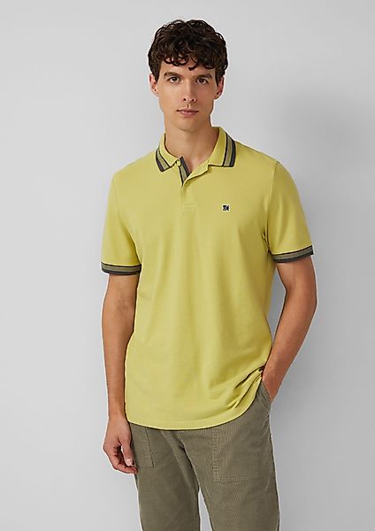 s.Oliver Kurzarmshirt Poloshirt aus Baumwollpiqué mit günstig online kaufen