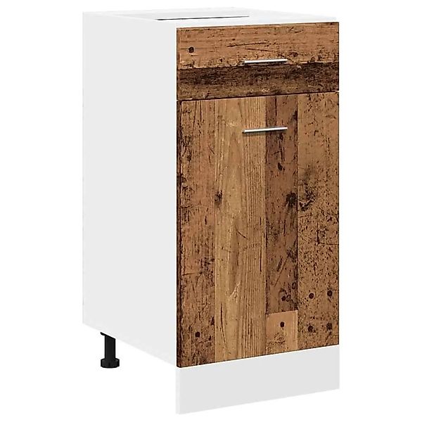 vidaXL Schubunterschrank Lyon Altholz-Optik 40x46x81,5 cm Holzwerkstoff 856 günstig online kaufen