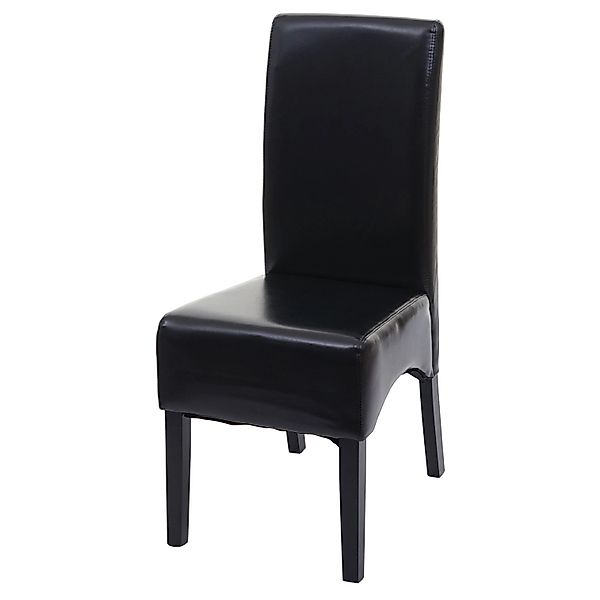 MCW Esszimmerstuhl Crotone Schwarz Dunkle Beine günstig online kaufen