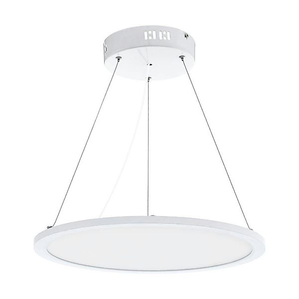 EGLO Pendelleuchte "SARSINA" Aluminium, weiß, rund, günstig online kaufen