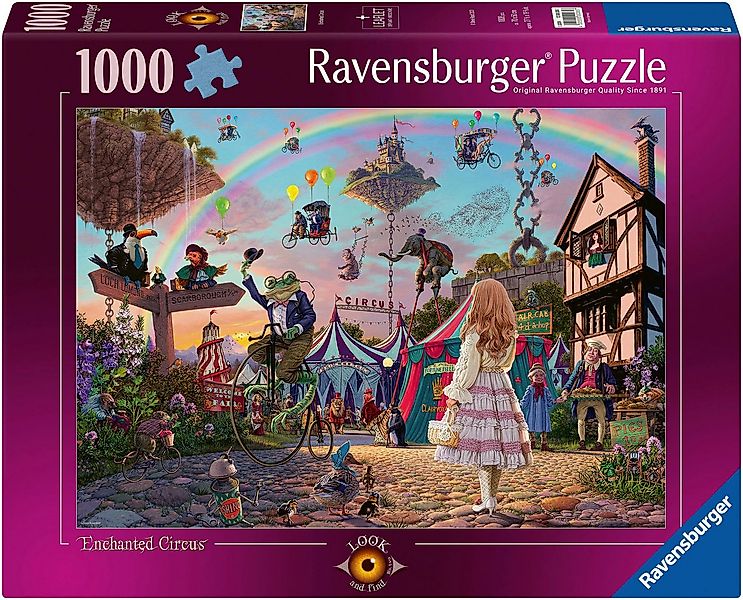 Ravensburger Puzzle Look and find No 2, Verzauberter Zirkus, 1000 Puzzletei günstig online kaufen