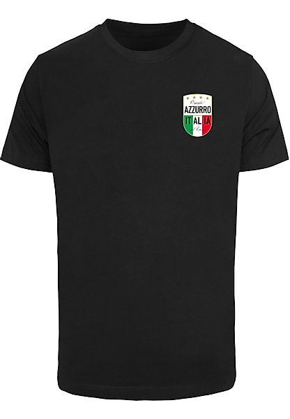 MisterTee T-Shirt "MisterTee Azurro Italia Crest Tee", (1 tlg.) günstig online kaufen