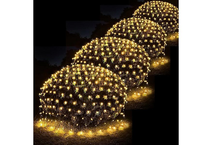 Lapamax LED-Lichternetz LED Weihnachts Lichterkette mit 8 Modi,Speicherfunk günstig online kaufen