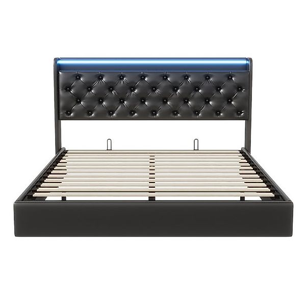 Furnishings Home Polsterbett Stauraumbett Doppelbett (USB & TYPE-C, Hydraul günstig online kaufen