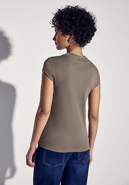 STREET ONE T-Shirt, mit dezentem Cut-Out günstig online kaufen