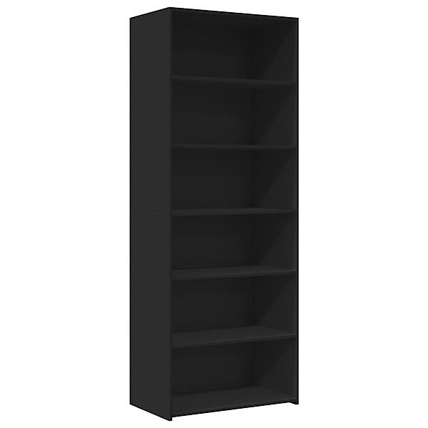 vidaXL Highboard Highboard Schwarz 70x41x185 cm günstig online kaufen
