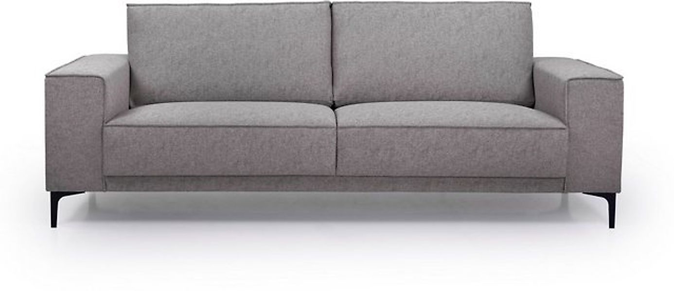 Places of Style 3-Sitzer "3er Sofa Oland, Struktur, Flachgewebe, Luxus-Micr günstig online kaufen