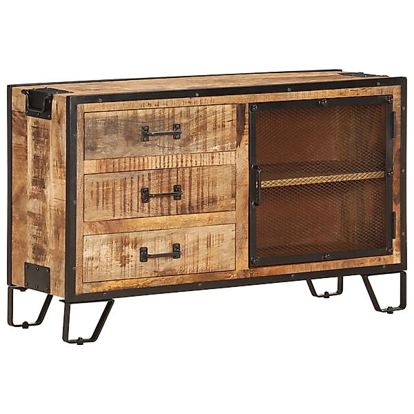 vidaXL Sideboard 100x31x60 cm Raues Mango-Massivholz 285894 günstig online kaufen