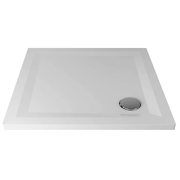 Breuer Duschwanne Extraflach Flat Line Design Quadrat 80 cm x 80 cm Weiß günstig online kaufen