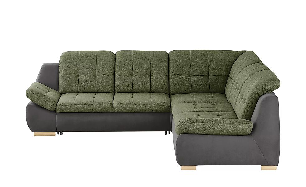 Ecksofa - grün - 82 cm - Polstermöbel > Sofas > Ecksofas - Möbel Kraft günstig online kaufen