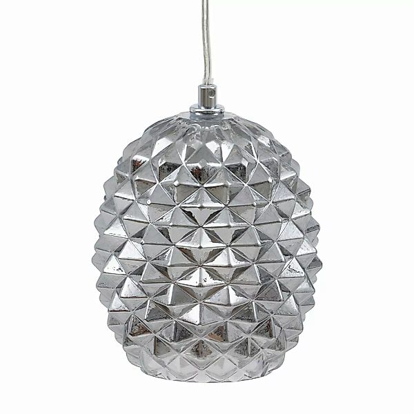 Deckenlampe Kristall Silber Eisen günstig online kaufen