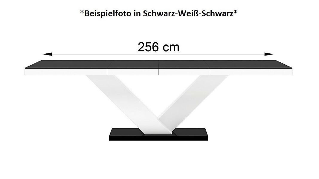 designimpex Esstisch HE-999 Marmoroptik Hochglanz - günstig online kaufen
