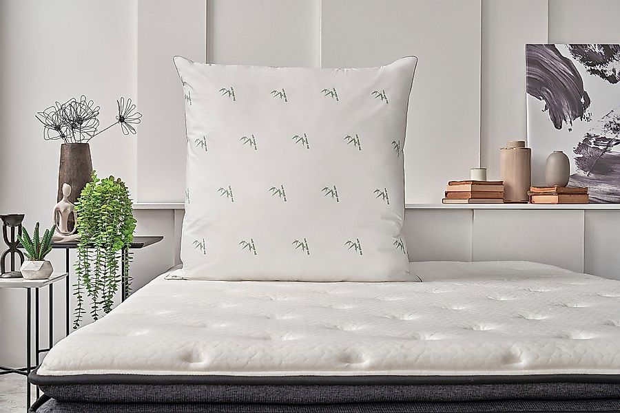 Yatas Bedding Naturfaserkissen Bambus Majestät, Kopfkissen günstig online kaufen