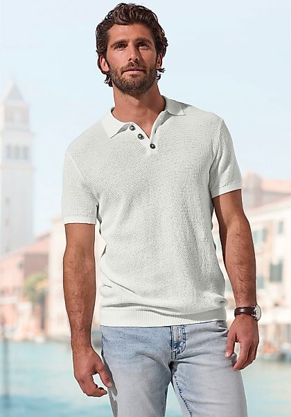John Devin Poloshirt "- Strick Poloshirt, Regular fit" mit Polokragen und k günstig online kaufen