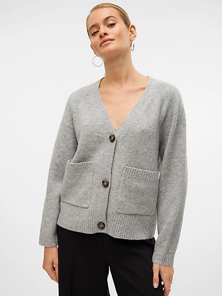 Vero Moda Strickjacke VMBOOM LS V-NECK günstig online kaufen