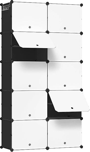 Woltu Schuhregal, 1-tlg., Schuhaufbewahrung mit 10 günstig online kaufen